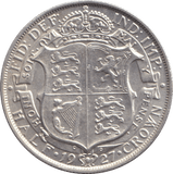 1927 HALFCROWN ( UNC ) - HALFCROWN - Cambridgeshire Coins