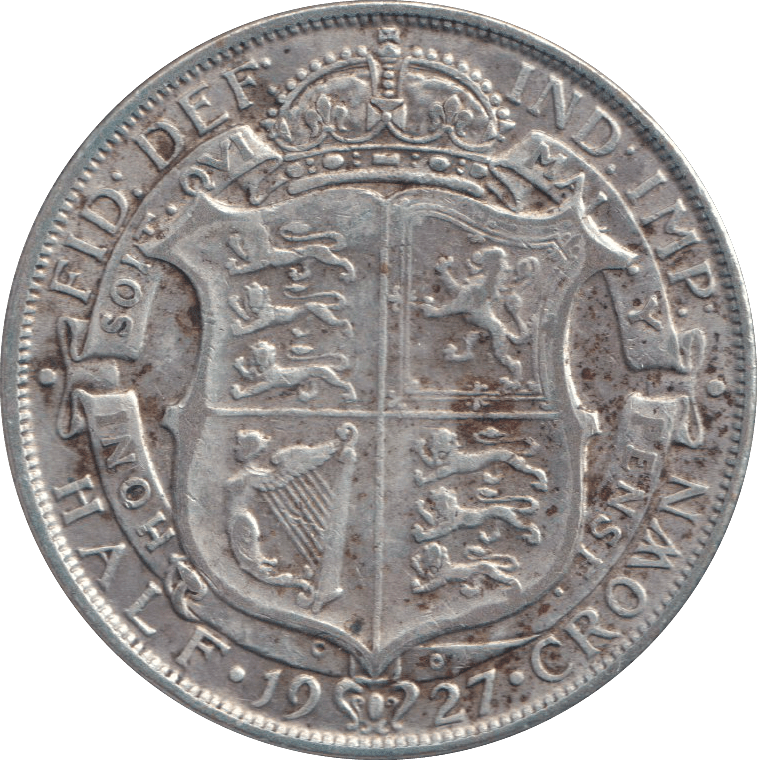 1927 HALFCROWN ( VF ) - HALFCROWN - Cambridgeshire Coins