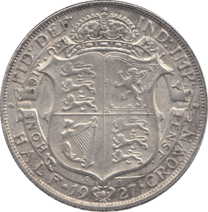 1927 HALFCROWN ( VF ) - HALFCROWN - Cambridgeshire Coins