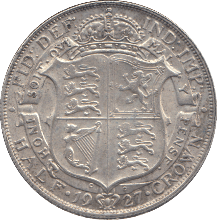 1927 HALFCROWN ( VF ) - HALFCROWN - Cambridgeshire Coins
