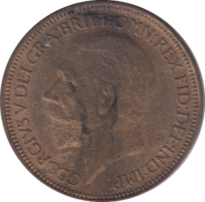 1927 HALFPENNY (UNC) - HALFPENNY - Cambridgeshire Coins