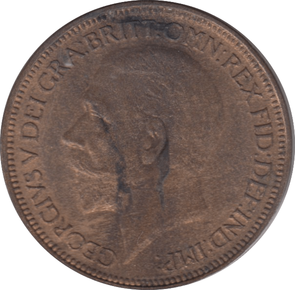 1927 HALFPENNY (UNC) - HALFPENNY - Cambridgeshire Coins