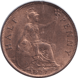 1927 HALFPENNY ( VF ) - HALFPENNY - Cambridgeshire Coins