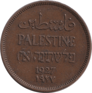 1927 ONE MIL - WORLD COINS - Cambridgeshire Coins