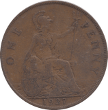 1927 PENNY ( GF ) - PENNY - Cambridgeshire Coins