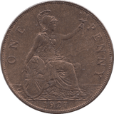 1927 PENNY ( UNC ) - Penny - Cambridgeshire Coins