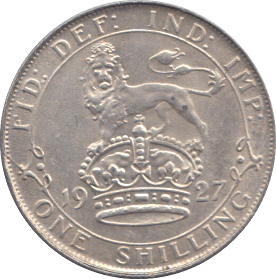 1927 SHILLING ( AUNC ) - SHILLING - Cambridgeshire Coins