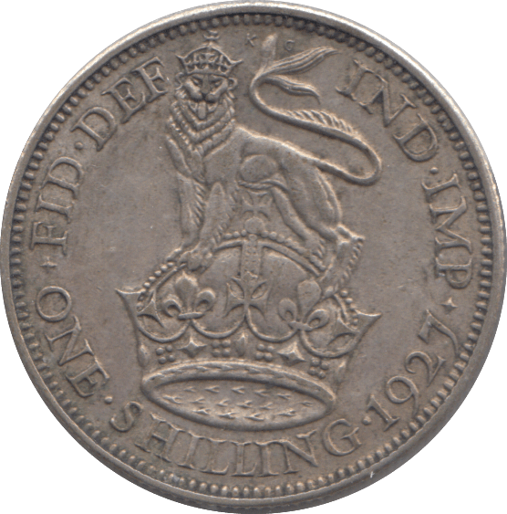 1927 SHILLING ( AUNC ) - SHILLING - Cambridgeshire Coins