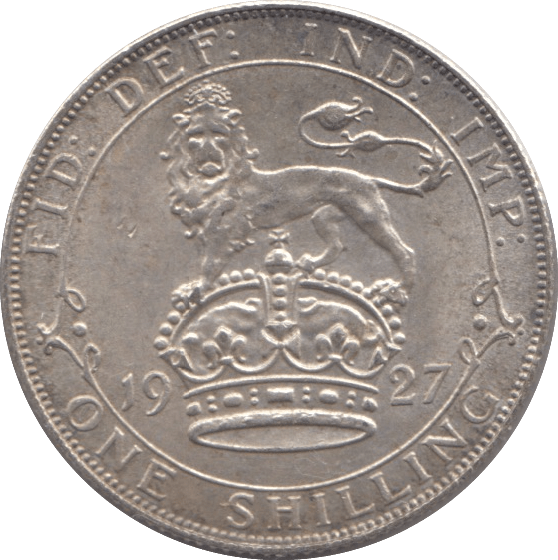 1927 SHILLING ( AUNC ) - SHILLING - Cambridgeshire Coins