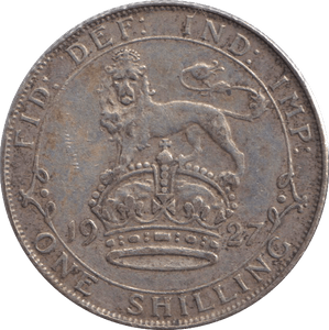 1927 SHILLING ( EF ) - SHILLING - Cambridgeshire Coins