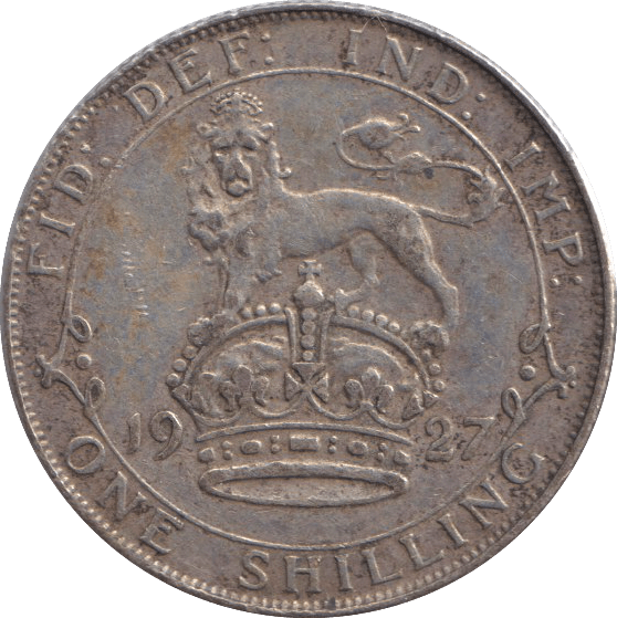 1927 SHILLING ( EF ) - SHILLING - Cambridgeshire Coins