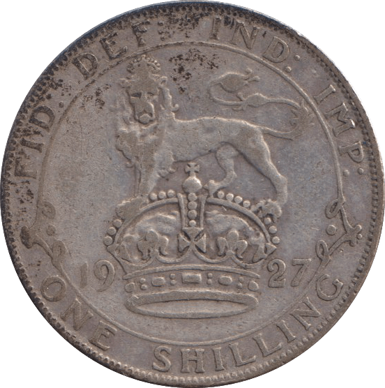 1927 SHILLING ( FINE ) - SHILLING - Cambridgeshire Coins
