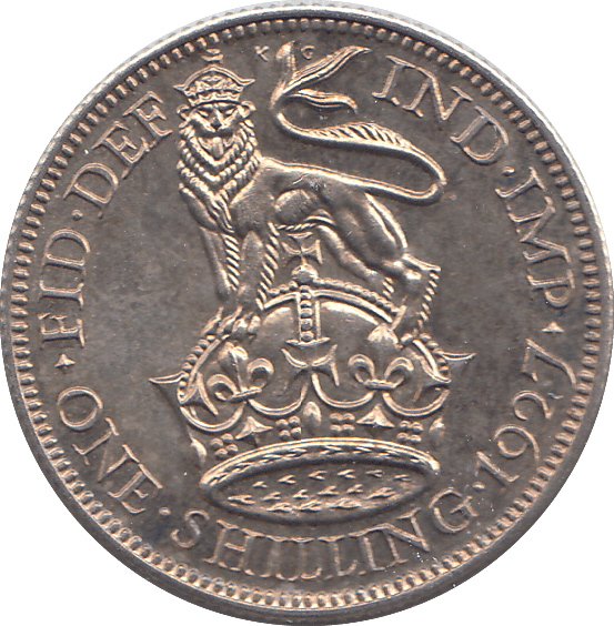 1927 SHILLING ( PROOF ) - SHILLING - Cambridgeshire Coins