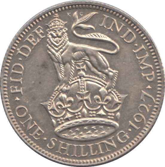 1927 SHILLING ( PROOF ) - SHILLING - Cambridgeshire Coins