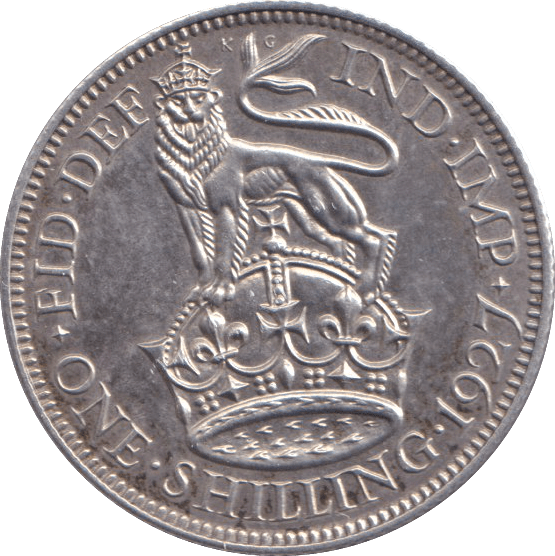 1927 SHILLING ( UNC ) - SHILLING - Cambridgeshire Coins