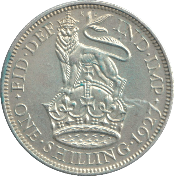1927 SHILLING ( UNC ) - SHILLING - Cambridgeshire Coins