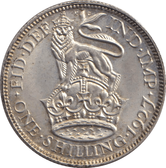 1927 SHILLING ( UNC ) - SHILLING - Cambridgeshire Coins