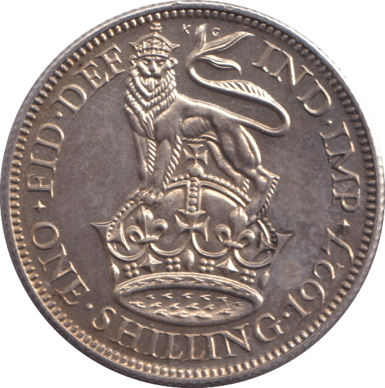 1927 SHILLING ( UNC ) - SHILLING - Cambridgeshire Coins