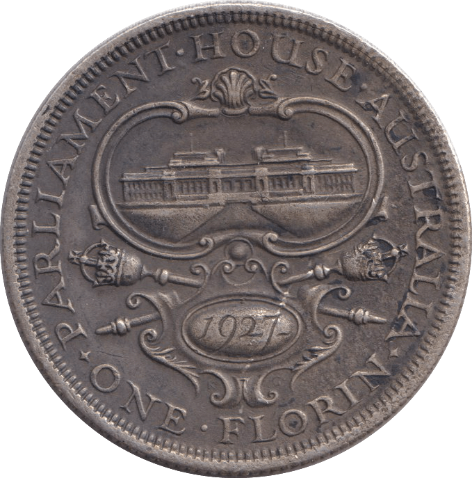 1927 SILVER FLORIN AUSTRALIA - SILVER WORLD COINS - Cambridgeshire Coins