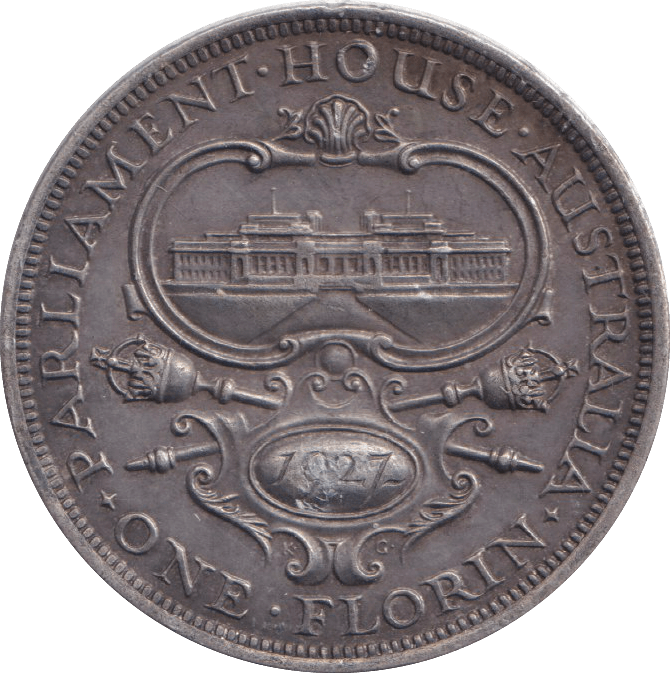 1927 SILVER FLORIN AUSTRALIA - SILVER WORLD COINS - Cambridgeshire Coins