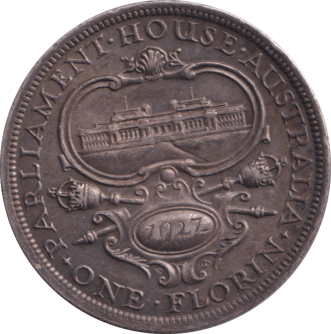 1927 SILVER FLORIN AUSTRALIA - SILVER WORLD COINS - Cambridgeshire Coins