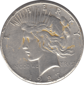 1927 SILVER ONE DOLLAR USA - SILVER WORLD COINS - Cambridgeshire Coins