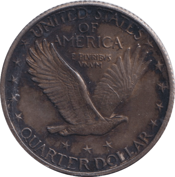 1927 SILVER QUARTER DOLLAR USA - SILVER WORLD COINS - Cambridgeshire Coins
