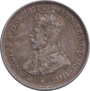 1927 SILVER SIXPENCE AUSTRALIA - SILVER WORLD COINS - Cambridgeshire Coins