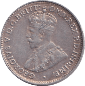 1927 SILVER THREEPENCE AUSTRALIA - SILVER WORLD COINS - Cambridgeshire Coins