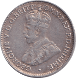 1927 SILVER THREEPENCE AUSTRALIA - SILVER WORLD COINS - Cambridgeshire Coins