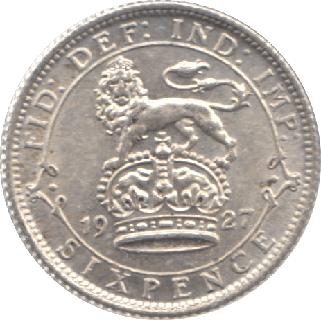 1927 SIXPENCE ( AUNC ) - Sixpence - Cambridgeshire Coins