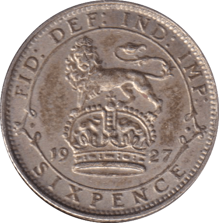 1927 SIXPENCE (AUNC) - SIXPENCE - Cambridgeshire Coins