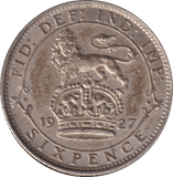 1927 SIXPENCE (AUNC) - SIXPENCE - Cambridgeshire Coins