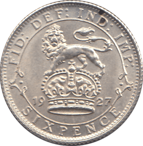 1927 SIXPENCE ( EF ) - SIXPENCE - Cambridgeshire Coins