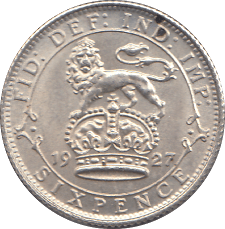 1927 SIXPENCE ( EF ) - SIXPENCE - Cambridgeshire Coins