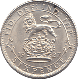 1927 SIXPENCE ( EF ) - SIXPENCE - Cambridgeshire Coins