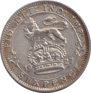1927 SIXPENCE ( EF ) - SIXPENCE - Cambridgeshire Coins
