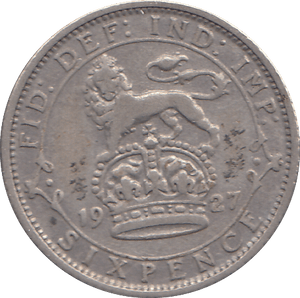 1927 SIXPENCE ( FINE ) - SIXPENCE - Cambridgeshire Coins