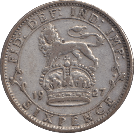 1927 SIXPENCE ( FINE ) - WORLD COINS - Cambridgeshire Coins
