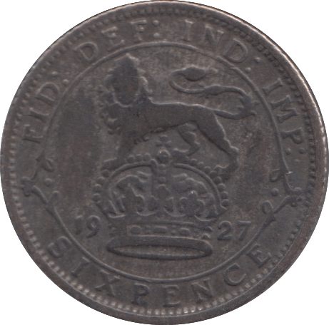 1927 SIXPENCE ( GF ) - Sixpence - Cambridgeshire Coins