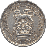 1927 SIXPENCE ( GVF ) - SIXPENCE - Cambridgeshire Coins
