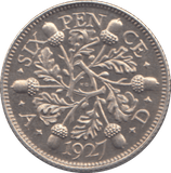 1927 SIXPENCE ( PROOF ) - SIXPENCE - Cambridgeshire Coins