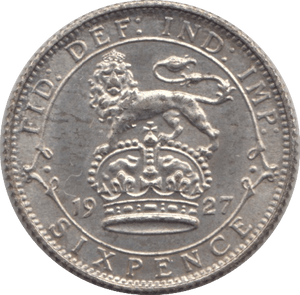 1927 SIXPENCE ( UNC ) 1 - SIXPENCE - Cambridgeshire Coins