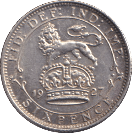 1927 SIXPENCE ( UNC ) - SIXPENCE - Cambridgeshire Coins