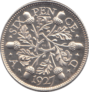 1927 SIXPENCE ( UNC ) - SIXPENCE - Cambridgeshire Coins