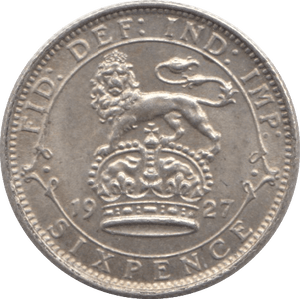 1927 SIXPENCE ( UNC ) - SIXPENCE - Cambridgeshire Coins