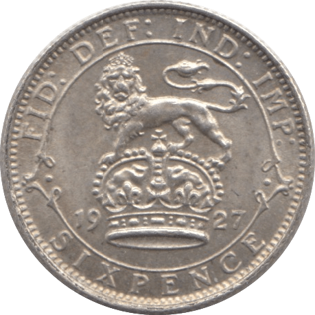 1927 SIXPENCE ( UNC ) - SIXPENCE - Cambridgeshire Coins
