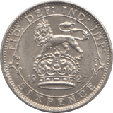 1927 SIXPENCE ( UNC ) - SIXPENCE - Cambridgeshire Coins
