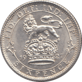 1927 SIXPENCE ( UNC ) - SIXPENCE - Cambridgeshire Coins