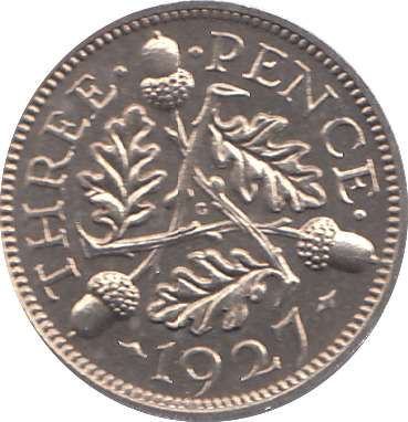 1927 THREEPENCE ( PROOF ) - THREEPENCE - Cambridgeshire Coins